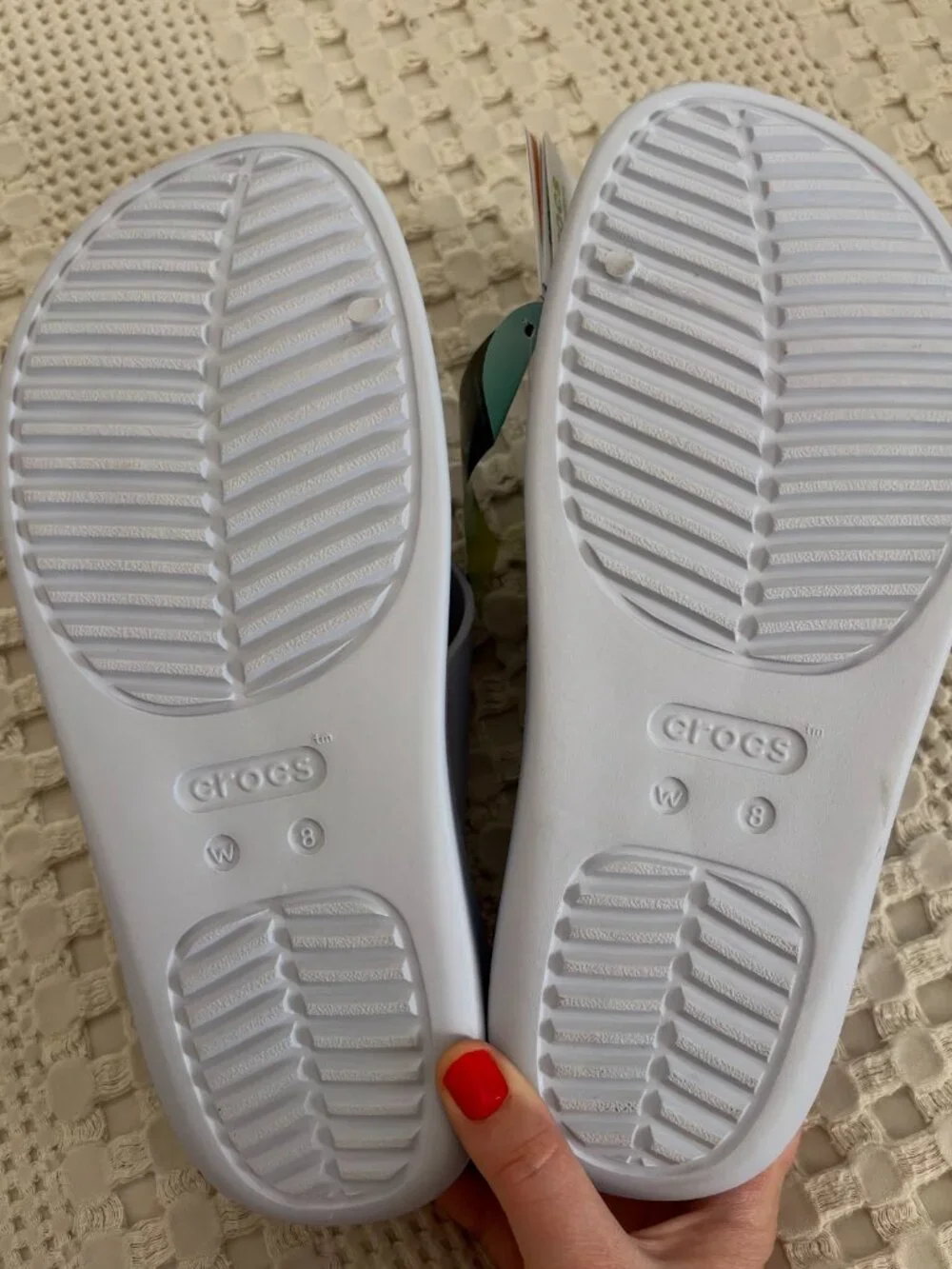 Crocs Getaway Platform H-Strap Light Purple Size 8